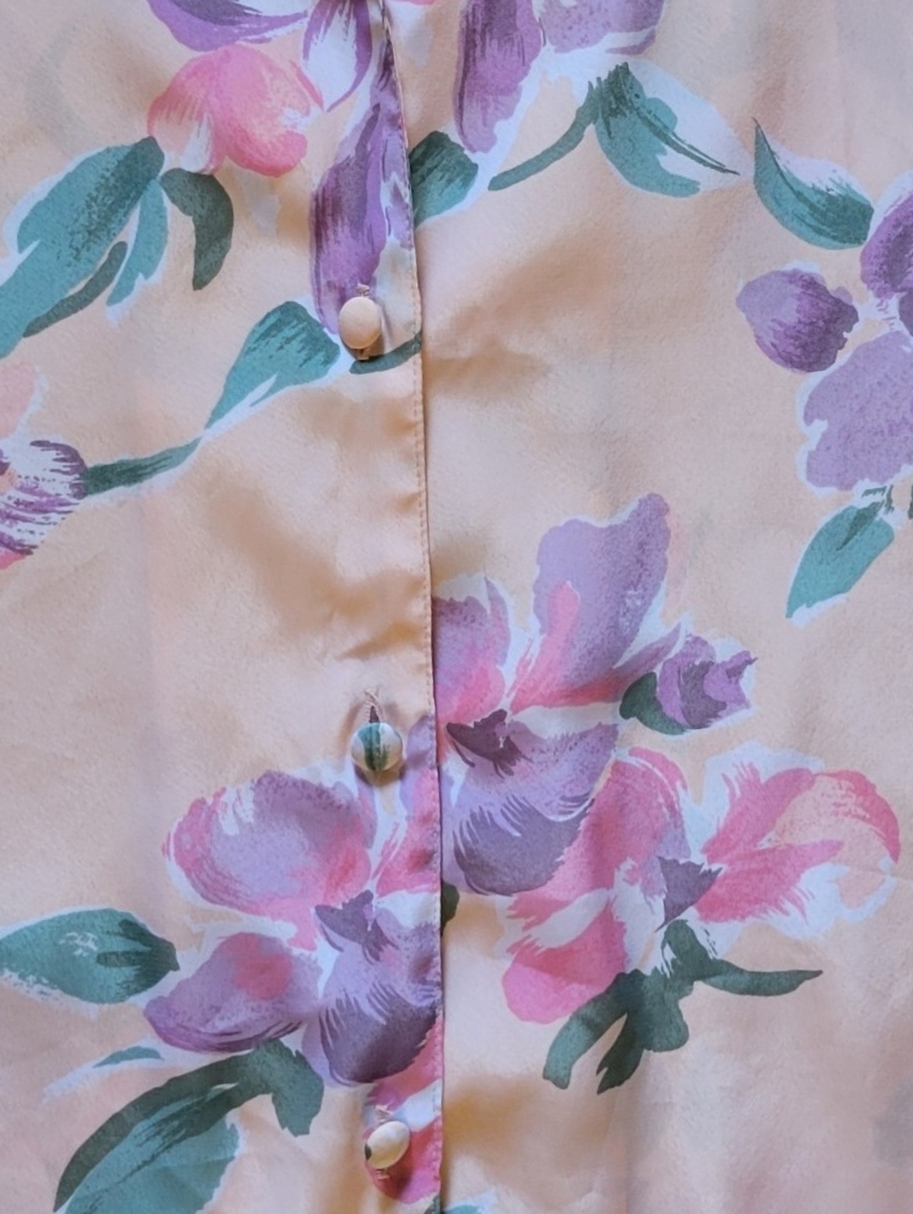 Victoria's Secret Vintage Gold Label Pink Floral Short Pajama Set - Picture 9 of 9